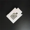 White two layers glued water-proof custom foam cut to USB size eva die cut foam for protection