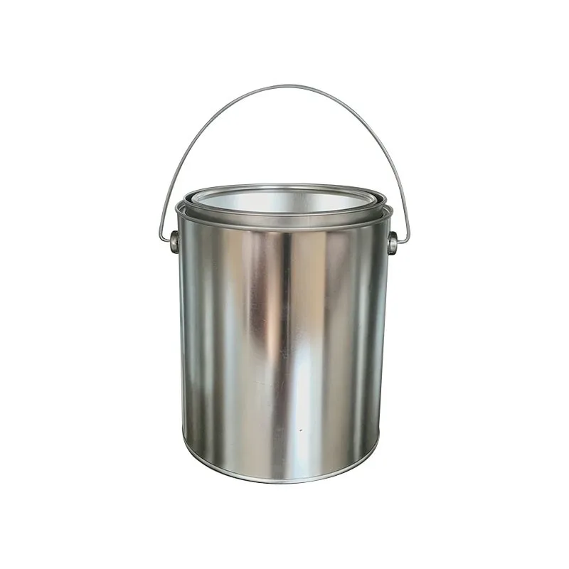 1 Gallon Empty Metal Clear Paint Tin Cans With Pry Lids And Metal