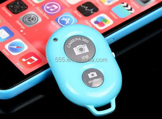 new product for selfie removable smartphone bluetooth remote shutter