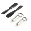 6mm diameter 3.7V 60000rpm coreless mini drone motor with connector and 45mm propellers