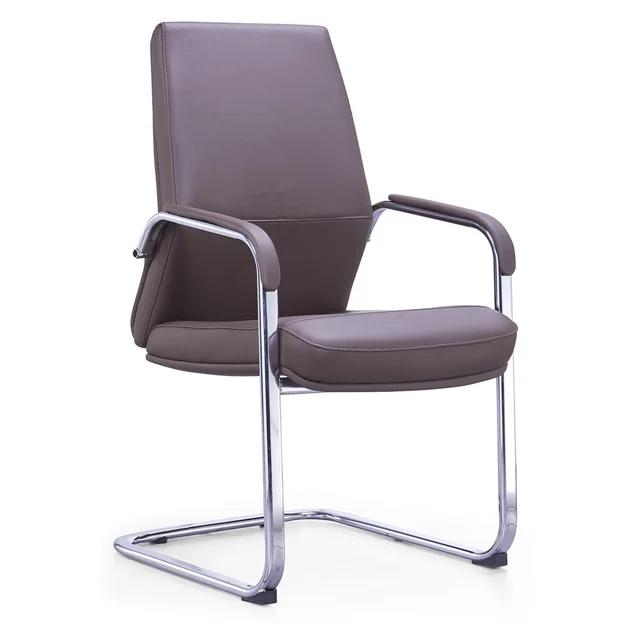 Wholesale Ergonomic Manager Chair With Luxury Brown  Leather Seat