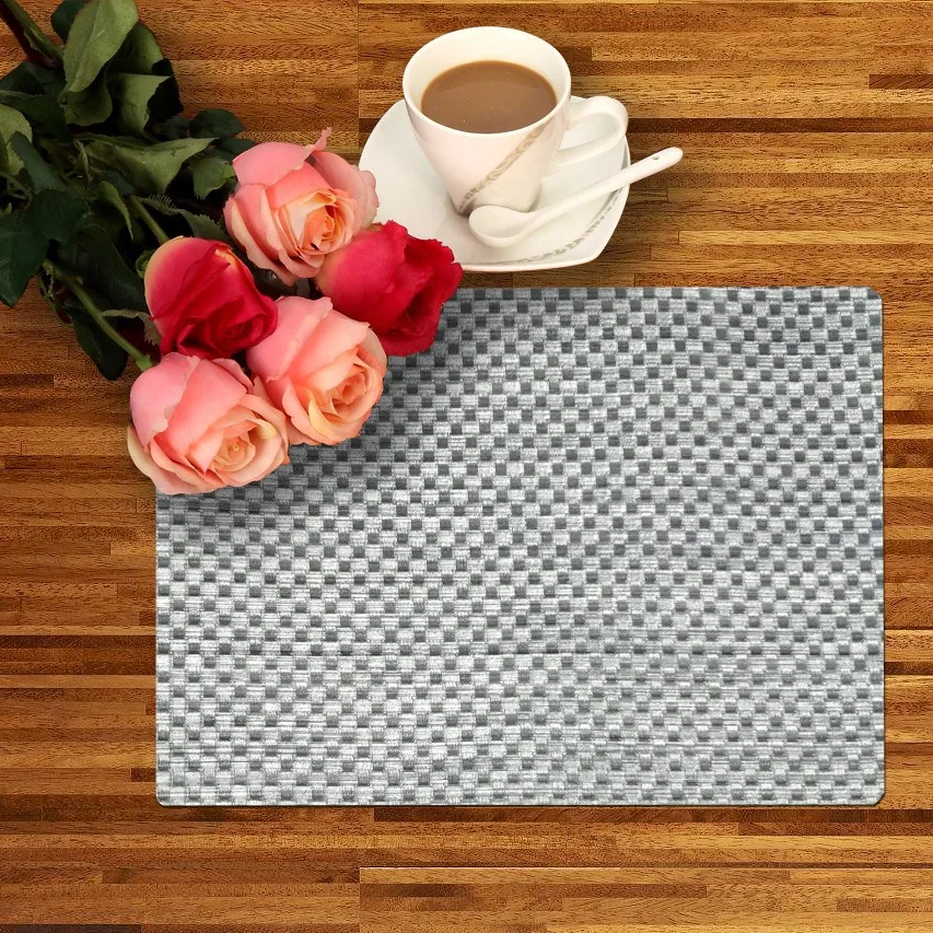 30*43cm Pvc Custom Vinyl Placemat Luxury,3d Hologram Placemat Cork