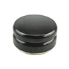Coffee Distributor Adjustable Durable Macaroon Tamper with Three Angled Slopes for Espresso Coffee Grounds - Black