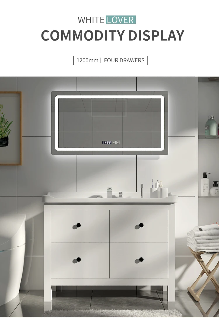 chinesische moderne badezimmer boden stehen eitelkeit billig schränke set  melamin finish mit led spiegel wc möbel - buy eitelkeit,moderne badezimmer