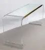 Thermal Bending Acrylic Coffee Table Acrylic Simple Style Side Table