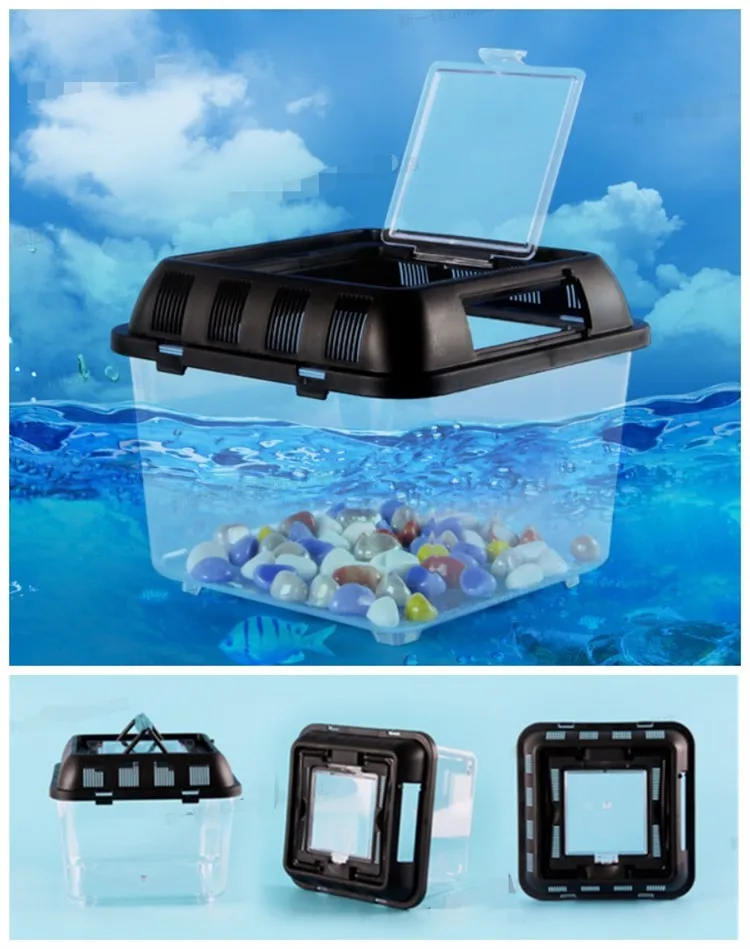 Portable Plastic Reptile Breeding Cage For Insect And Small Reptile