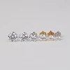 Hot sale women style 14k solid gold earring yellow gold jewelry wholesale