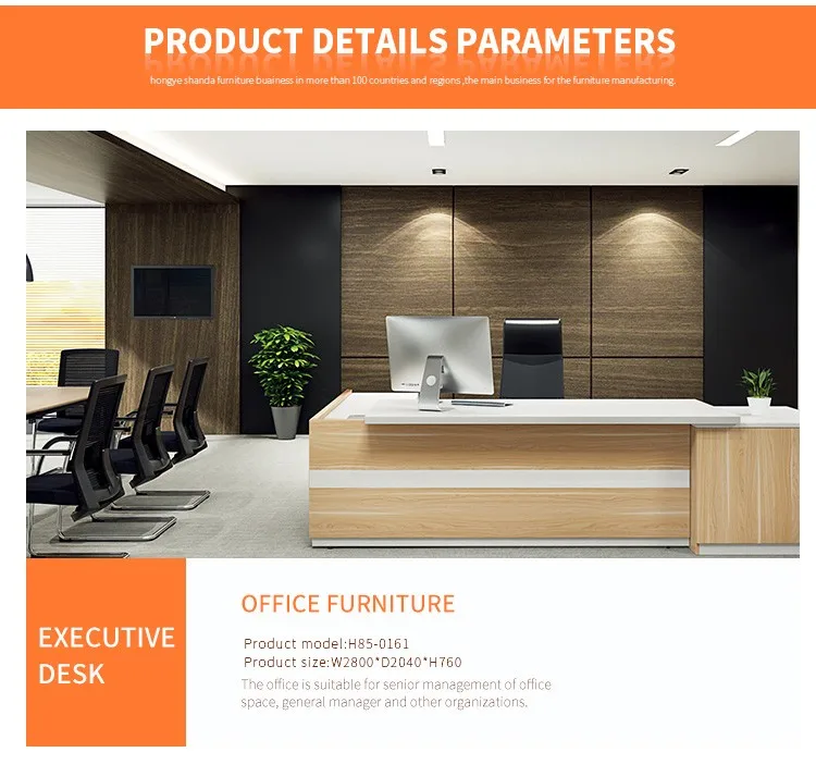 Modern Design Managing Director Executive Desk Ceo Office Furniture H85 0161 Buy Morden Office Furniture Modern Executive Desk High End Office