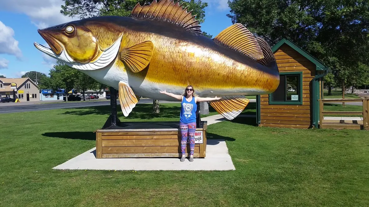 Outdoor Garden Decoration High Quality Giant Fiberglass Fish Sculpture ...