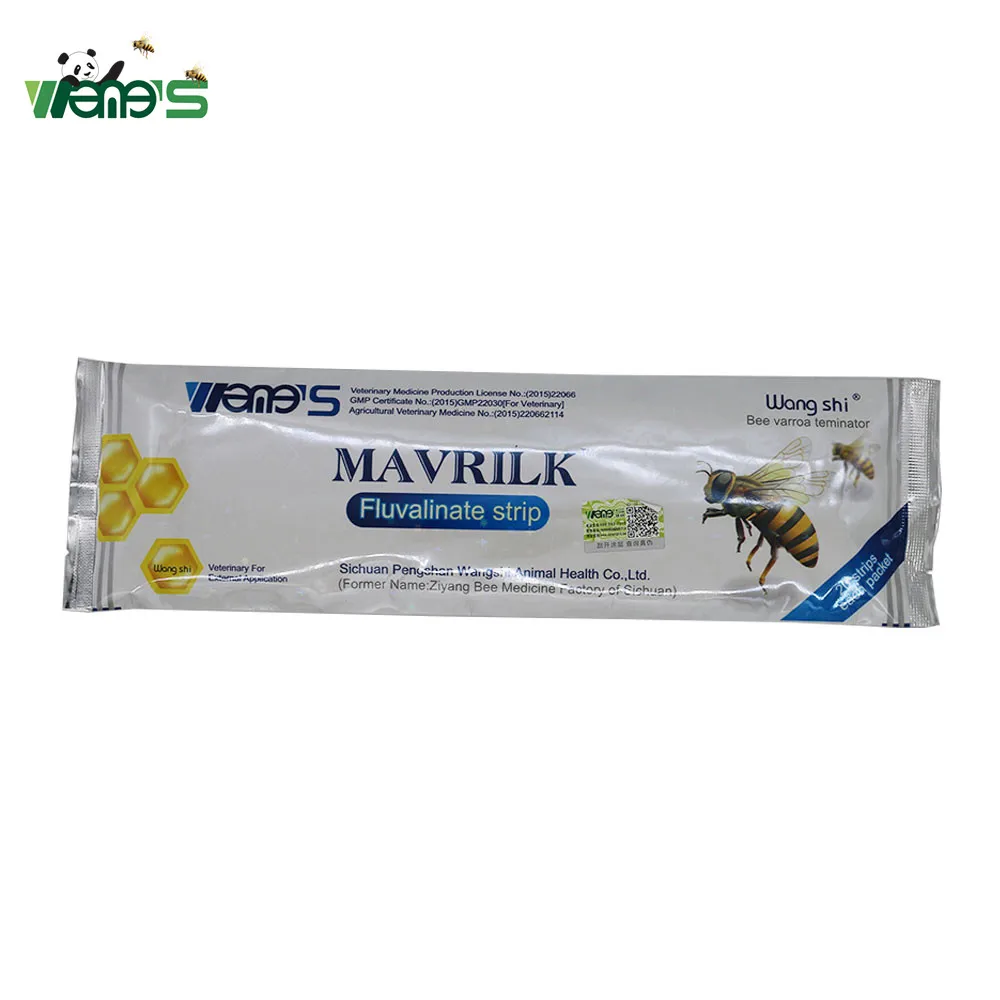 
Wangshi Mavrilk 20 Strips Fluvalinate Strip High Concentration Bee Varroa Mite Control Beekeeping Medicine Pesticide Farm Tool 