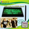 10"x15" Digital LED Placard P5-24x72 with printed logo 1/2/ 3 lines scrolling message LED paging board