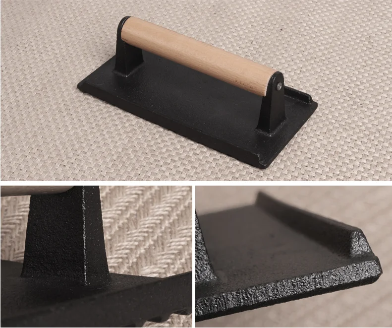 Customized Cast Iron Grill Press Meat Press For Sale Buy Meat Press