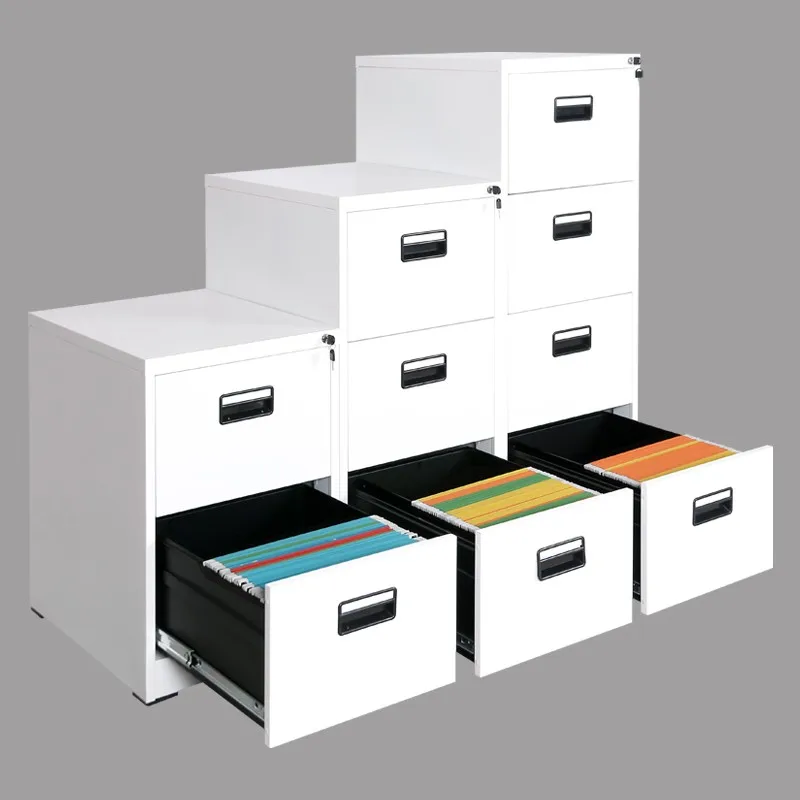 高品质办公家具 godrej 4 抽屉钢制文件柜办公抽屉柜 4 抽屉侧档柜