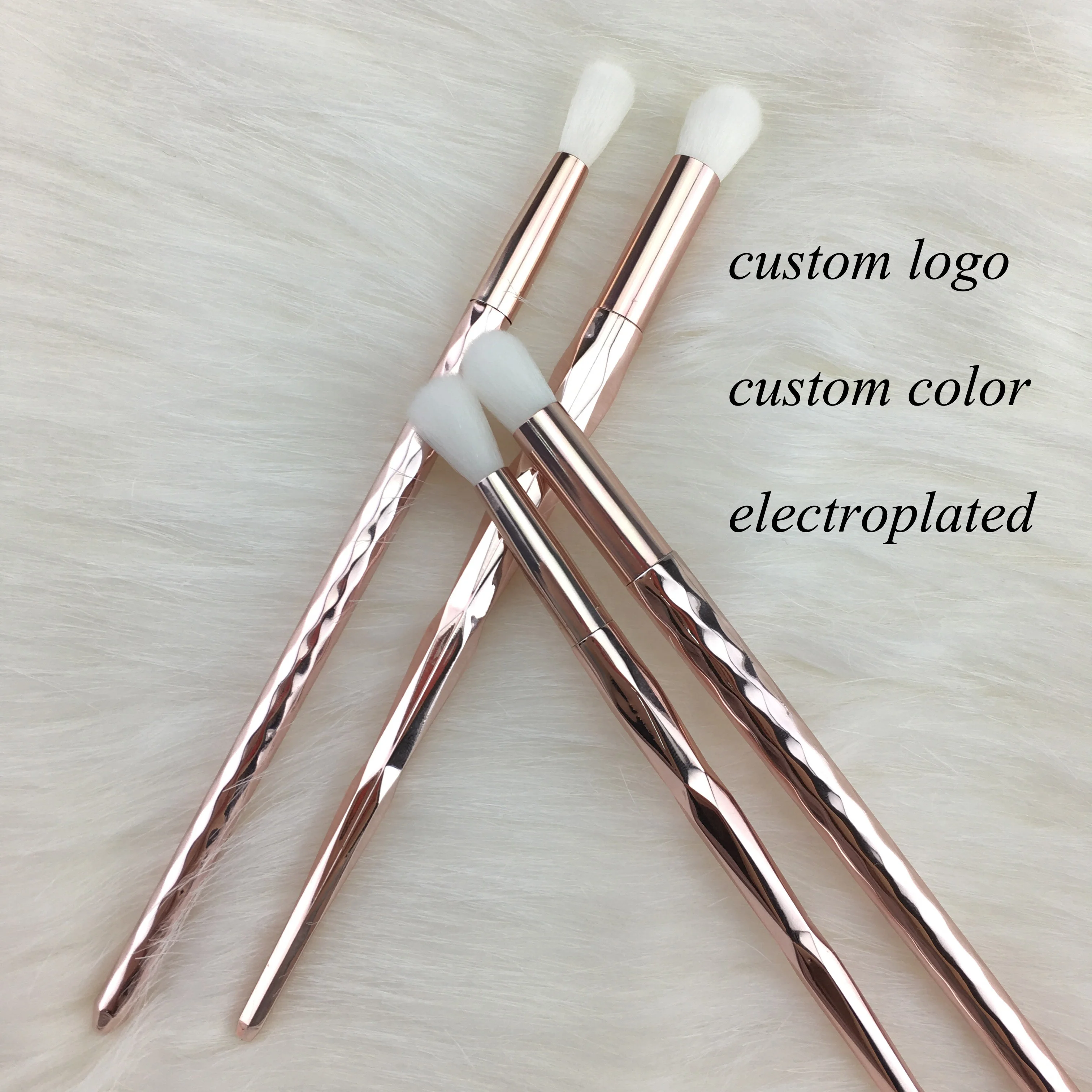 small tapered eye shadow foundation private label single eyes pink eyeshadow fluffy blending brush