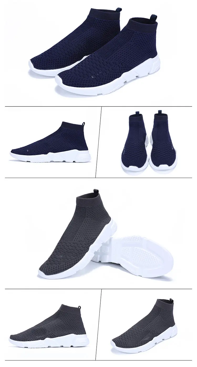 Turnschuhe Brand Logo Custom Women and Mens Sports Shoes Sneakers Sock Running Shoes\n