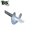 industrial steel foundation piling with top cap