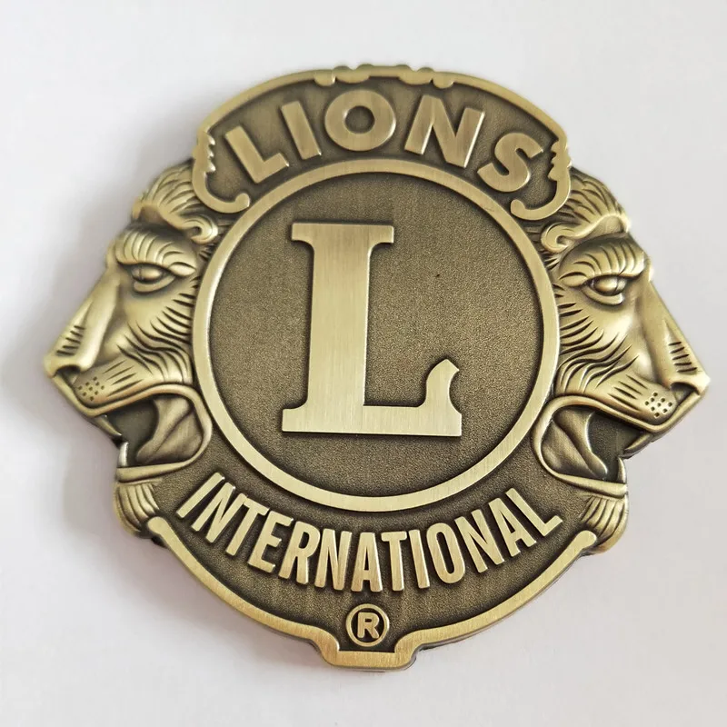 Wholesale Stock Lions International Car Emblem With 3m Sticker Buy