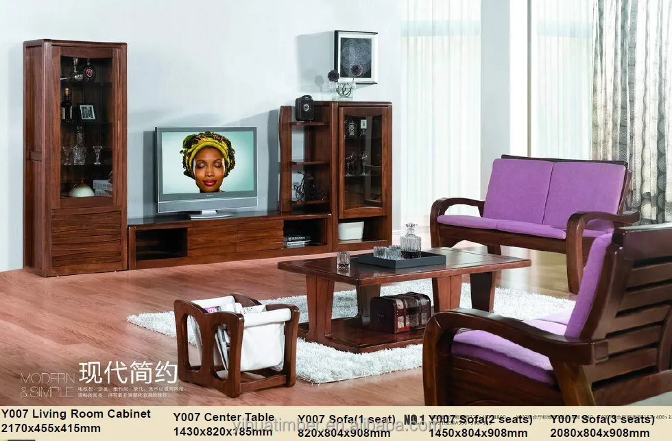 Yihua Gabon Series New Chinese Style Wooden Furniture Model Home Sofa Set  Buy Wooden Furniture 