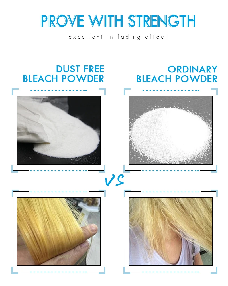 Karseell Professional بدون پودر آمونیاک پودر سفید کننده مو برای مو بدون بو