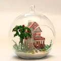 Handmade Doll House Furniture Miniatura Diy Doll Houses Miniature Dollhouse Wooden Toys For Children Grownups Birthday