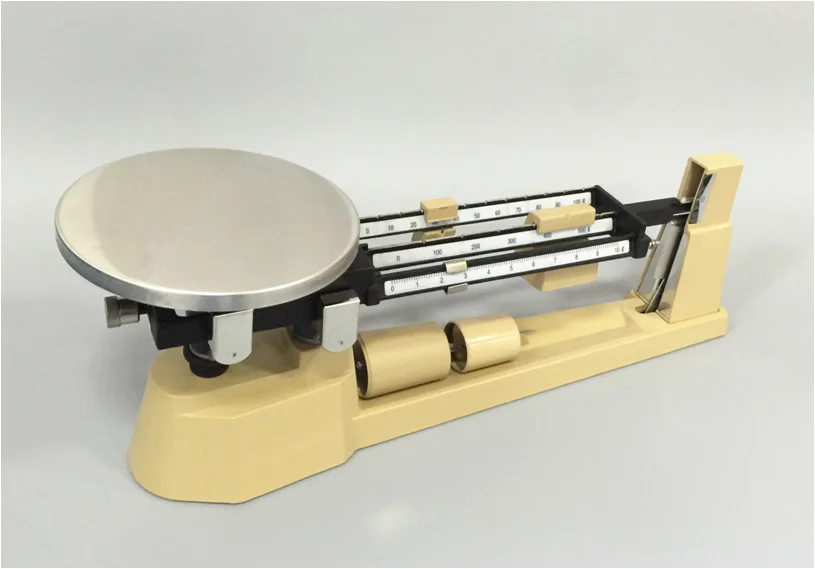 Top Loading Mechanical Triple Beam Balance With Stainless Steel Plate