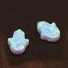 New Product #06 Opal Light Blue Hand & Hamsa Opal for Silver Opal Necklace