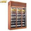 Retail Wine Wall Display Racks Storage Counter Rack Wooden Wine Bar Cabinet