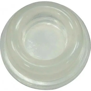 2-Pack Wall Door Stops, Self adhesive Clear Door Knob Bumpers. 0.7 inch thick - 1.8 inch diameter.