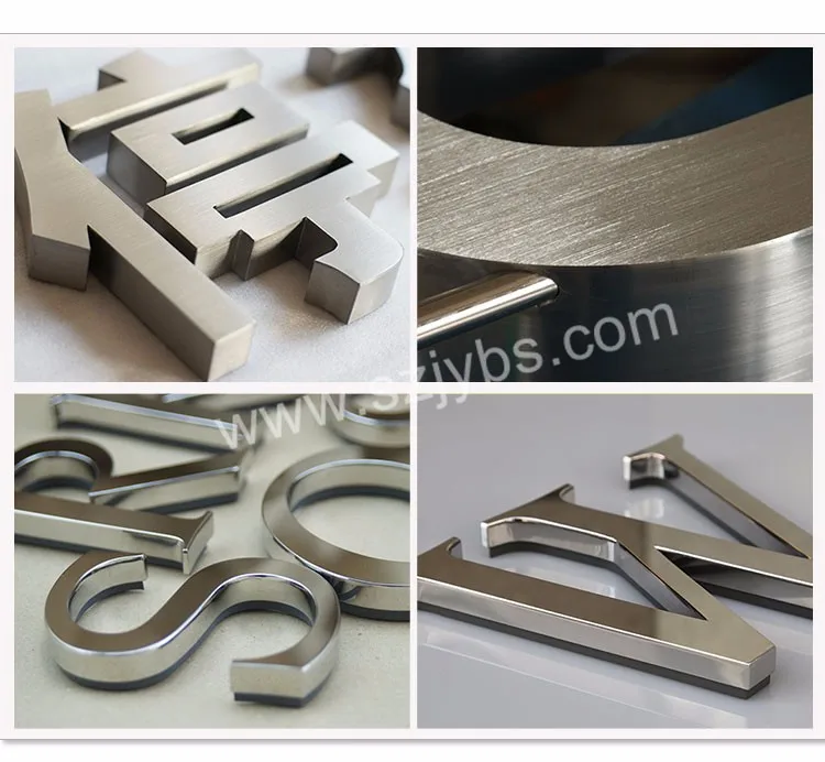 metal letter