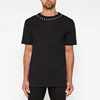 2018 fashion design studding tshirts blank men's tee