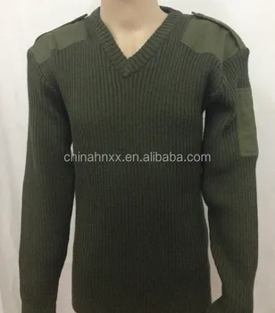 Mens v neck sweater with elbow patches