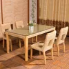 Rattan table features back rest club hotel rattan dining chair solid wood rattan table