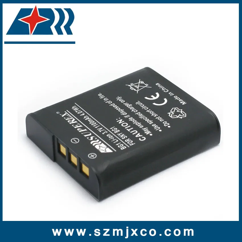 Mafactory A grade 3.7V 1100mAh low discharge digital camera rechargeable battery for Sony NP-BG1