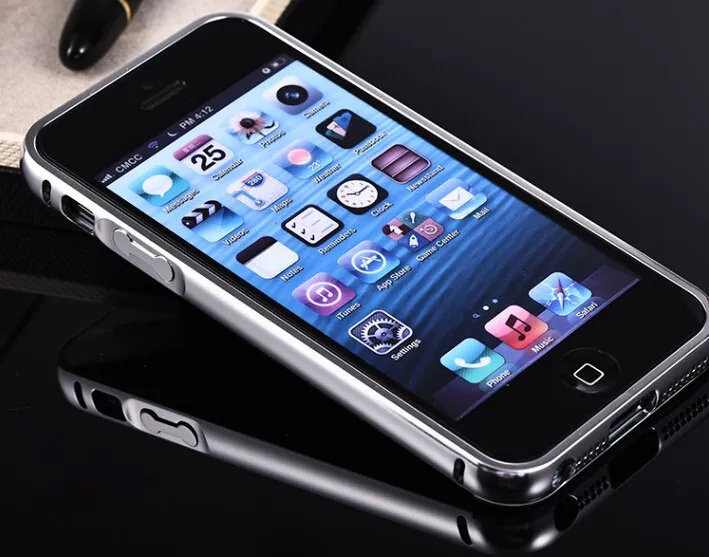 Luxury design case For iphone 5se aluminum 24k metal mirror hard back cover case for iphone