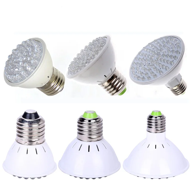 Led Hydroponic Green House Flower Garden E27 Red/Blue 38 60 80 102 138 leds Full Spectrum LED Plant Grow bulb