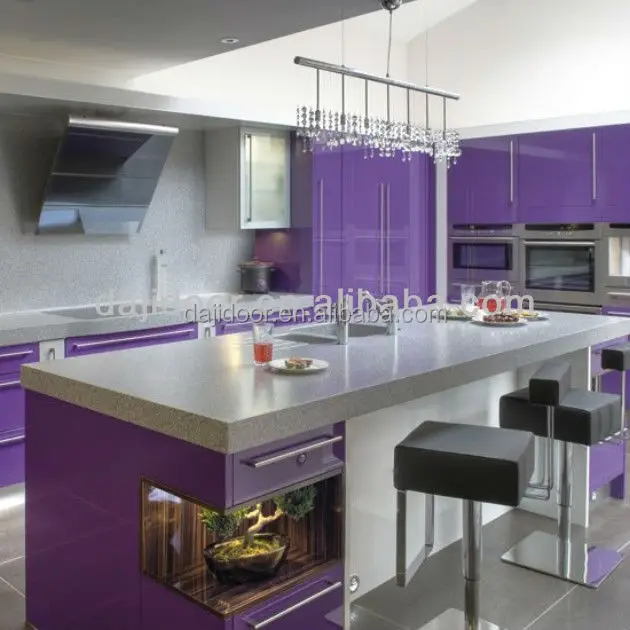 High Gloss Purple Kitchen Cabinet Modern Dj K243 Individual High Gloss Purple Kitchen Cabinet Modern Dj K243