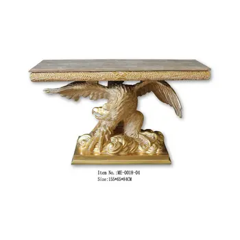 Victorian Reproduction Furniture Carved Eagle Console For Living