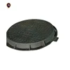 supply ductile cast iron heavy duty d400 gas manhole cover with bitumen painting IMCD-169