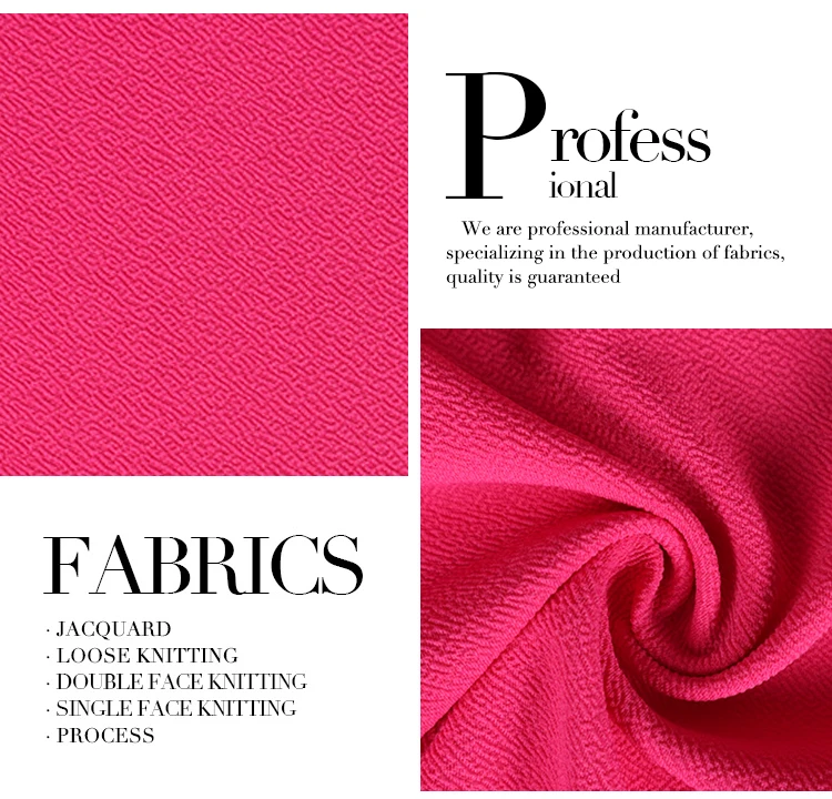 97 Polyester And 3 Spandex Jacquard Liverpool Knit Stretch Textile