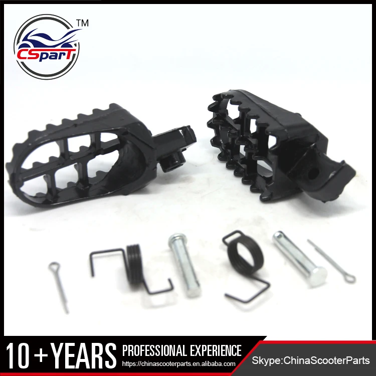 Bike Aluminium Foot Pegs Peg Pit For Klx Ttr Honda Crf50 Crf70 Xr