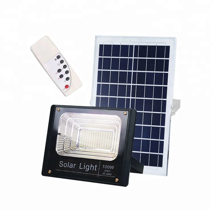sun powered zero electricity solar led light outdoor ip65 lithium battery backup 10W 40W 50W 60W solar flood light 100w