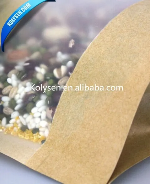 80*110 mm zip lock flat paper bag with best price