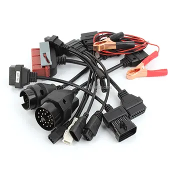 Câbles de diagnostic 8 pièces OBD2 OBDII câbles connecteurs pour TCS