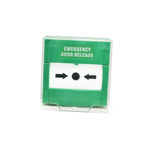 Key Resettable Manual Fire Call Point Green Emergency Door Release With ...