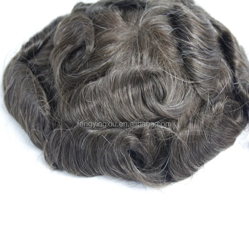 Natural Wave Toupee Men Base Size 6 Inch Mono Lace Wigs Hot Sale