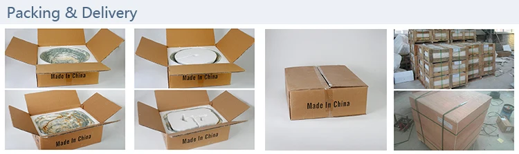 Factory Direct Natural River Cobble Stone Countertop Bathroom Vessel Sink