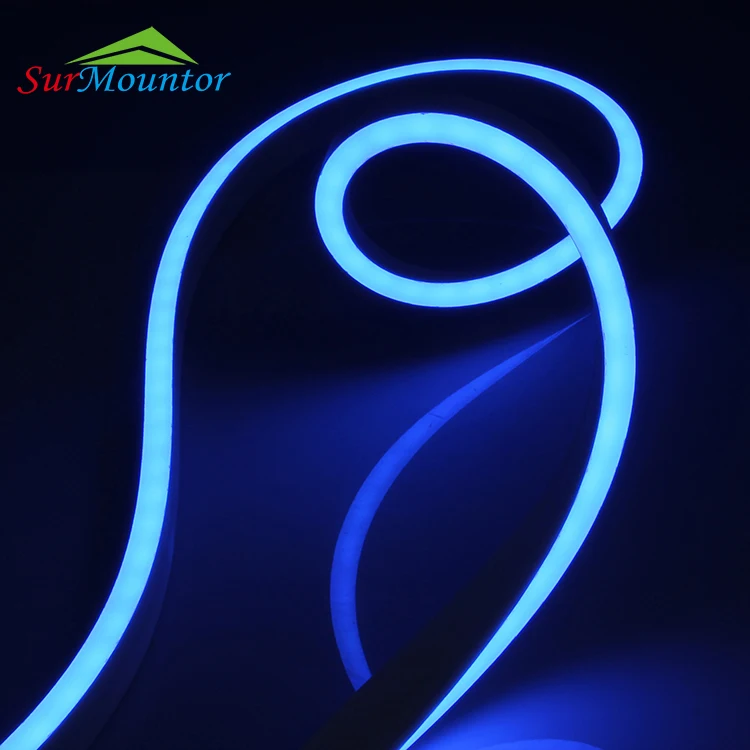 Waterproof Outdoor Decorations Neon Strip Light 24V White RGB Led Neon Flex Light