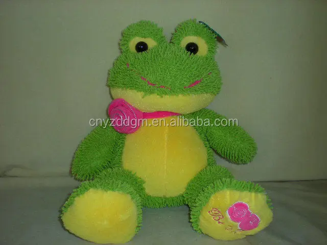 valentine frog plush