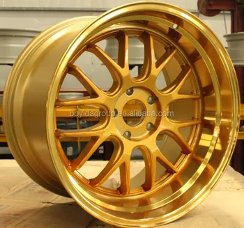 Aftermarket 19x11j Car Alloy Wheels Gold  Chrome  Color 