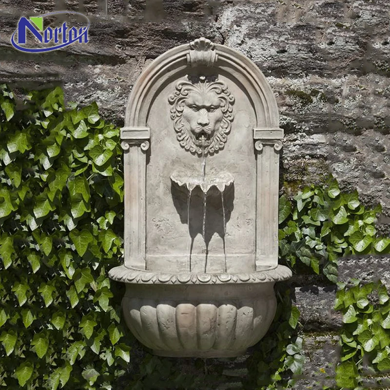 Hand Carved Natural Outdoor Garden Decoration Stone Waterfalls Marble